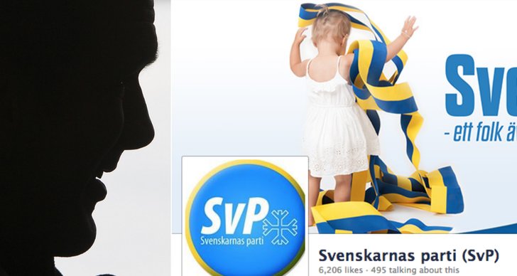 Svenskarnas parti, Facebook, SvP, Helsingborg, Avpixlat